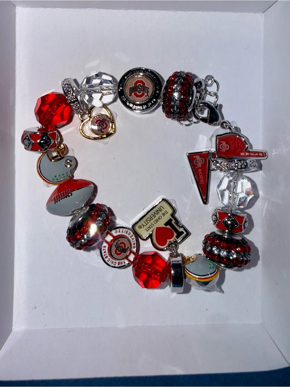 NIB Bradford Exchange Ohio State Bracelet
